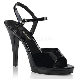 Charol 12 cm FLAIR-409 Tacones Altos para Hombres