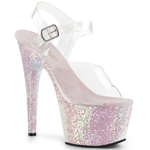 Glitter plataforma 18 cm ADORE-708LG-3 sandalias de tac�n pole dance
