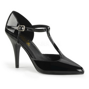 Negro Charol 10,5 cm VANITY-415 Zapatos de Salón para Hombres