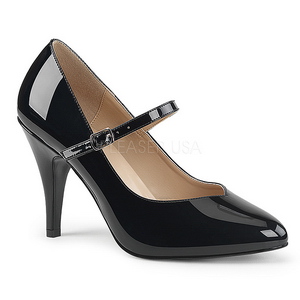 Negro Charol 10 cm DREAM-428 zapatos de salón tallas grandes