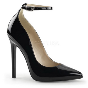 Negro Charol 13 cm SEXY-23 Zapato Salón Clasico para Mujer