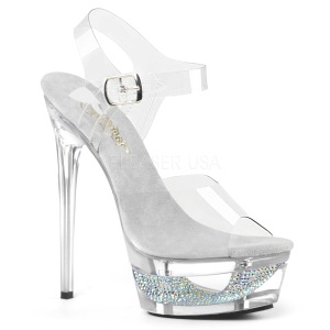 Plata 16,5 cm ECLIPSE-608DM Sandalias Tac�n de Aguja