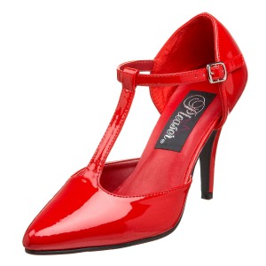 Rojo Charol 10,5 cm VANITY-415 Zapatos de Salón para Hombres