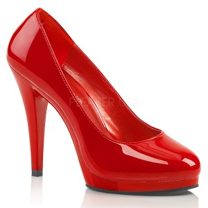 Rojo Charol 11,5 cm FLAIR-480 zapatos de salón para hombre