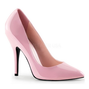 Rosa Charol 13 cm SEDUCE-420 Zapatos de Salón para Hombres