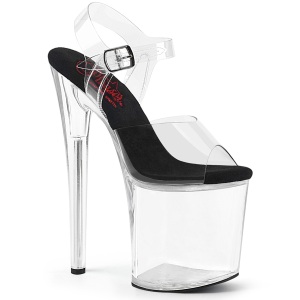 Transparentes 20 cm NAUGHTY-8082 Acrilico plataforma sandalias de tac�n alto