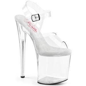 Transparentes 20 cm NAUGHTY-8083 Acrilico plataforma sandalias de tac�n alto