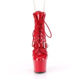 ADORE-1013MST 18 cm botines de tacón altos pleaser rojo