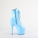 ADORE-1020 18 cm botines de tacón altos pleaser azul