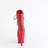 ADORE-1020 18 cm botines de tacn altos pleaser rojo