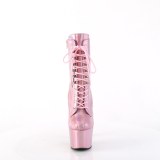 ADORE-1020HG - 18 cm botines de tacón altos pleaser holograma rosa