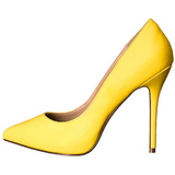 Amarillo Neon 13 cm AMUSE-20 zapatos tacón de aguja puntiagudos