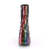 Arco iris Holograma 18 cm STACK-201 Botinha Plataforma de Hombres