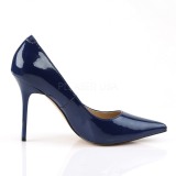 Azul Charol 10 cm CLASSIQUE-20 zapatos de stilettos tallas grandes