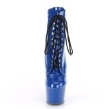 Azul Charol 18 cm ADORE-1020 botines mujer con plataforma