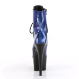 Azul Charol 18 cm ADORE-1020SHG botines de pole dance