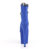 Azul Terciopelo 20 cm FLAMINGO-1021FS botines de pole dance