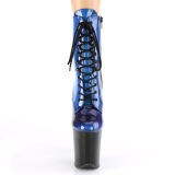 Azul glitter 20 cm FLAMINGO-1020SHG exotic botines de striptease