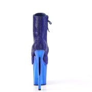 Azul strass botines pleaser con plataforma 20 cm FLAMINGO-1020CHRS