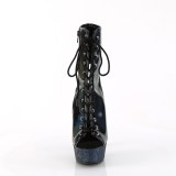 BEJ-1016-6 - 18 cm botines de tacón altos pleaser strass negro