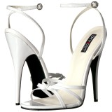 Blanco 15 cm DOMINA-108 Zapatos para travestis