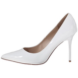 Blanco Charol 10 cm CLASSIQUE-20 Zapatos de Salón para Hombres