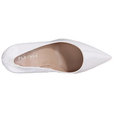 Blanco Charol 10 cm CLASSIQUE-20 zapatos puntiagudos tacón de aguja