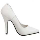 Blanco Charol 10 cm VANITY-420 zapatos de salón puntiagudos