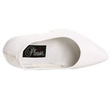 Blanco Charol 13 cm SEDUCE-420 Zapatos de Salón para Hombres