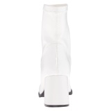 Blanco Polipiel 7,5 cm GOGO-150 botines mujer tacón ancho stretch