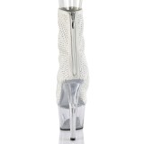 Blanco Vegano 18 cm ADORE-1031GM botines de tobillo punta abierta