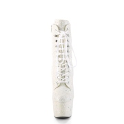 Blanco glitter 18 cm ADORE-1020GDLG botines mujer de pole dance