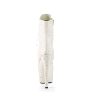 Blanco glitter 18 cm ADORE-1020GDLG botines mujer de pole dance