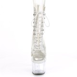 Blanco transparente 18 cm ADORE-1021C botines de striptease