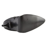 Botas de veganos negras 13 cm SEDUCE-2000 botas tacón de aguja puntiagudos