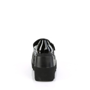 Charol 11,5 cm SHAKER-23 demonia zapatos alternativo plataforma negro