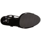 Charol 12 cm FLAIR-409 Tacones Altos para Hombres