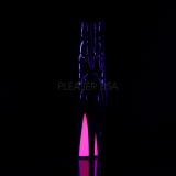 Charol 18 cm SKY-1020TT botines pleaser con suela neon