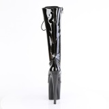 Charol 19 cm ENCHANT-2023 plataforma botas de mujer con cordones