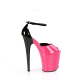 Charol 20 cm FLAMINGO-868 pink zapatos pleaser con tacones altos