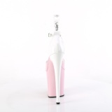 Charol 20 cm FLAMINGO-868 rosa zapatos pleaser con tacones altos