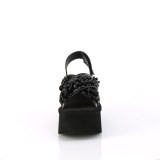Charol 6,5 cm DemoniaCult FUNN-12 zapatos plataforma lolita emo