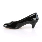 Charol 6 cm FEFE-01 zapatos de salón para hombres y drag queens negros