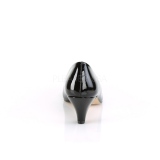 Charol 6 cm FEFE-01 zapatos de salón para hombres y drag queens negros