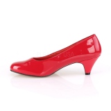 Charol 6 cm FEFE-01 zapatos de salón para hombres y drag queens rojos