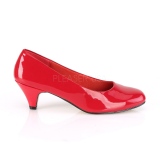 Charol 6 cm FEFE-01 zapatos de salón para hombres y drag queens rojos