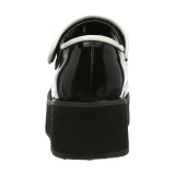 Charol 6 cm SPRITE-01 emo maryjane zapatos con hebilla ancha
