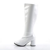 Charol 7,5 cm GOGO-300X botas de mujer de caña ancha