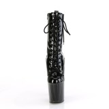 ENCHANT-1040 19 cm botines de tacn altos pleaser negro