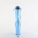 FLAMINGO-1020 20 cm botines de tacn altos pleaser azul